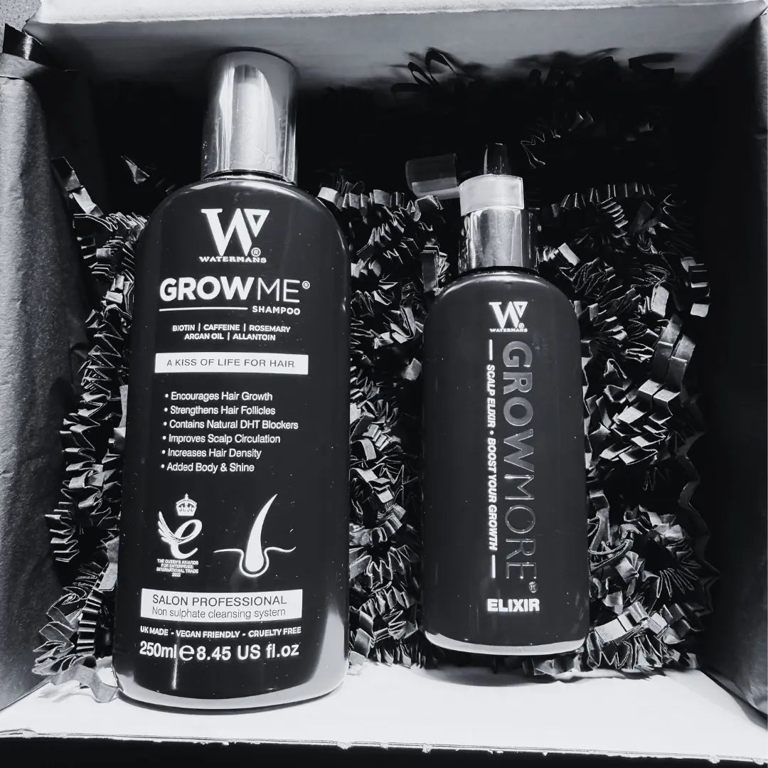 Grow Me® シャンプー & エリクサー - 最適な髪と頭皮のケア