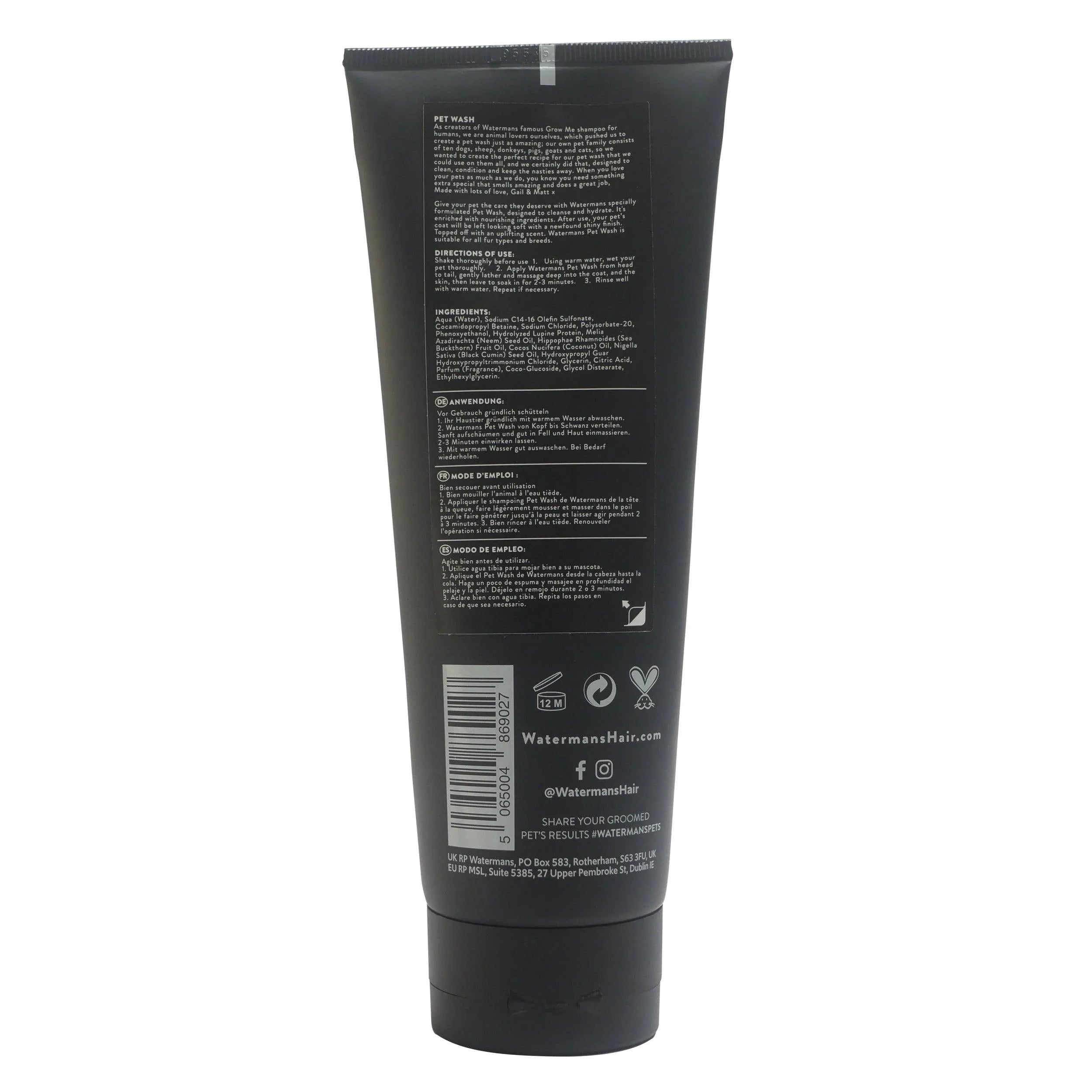 Dog Shampoo UK Made | Cat Shampoo Packed full of natural ingredients. - Watermans