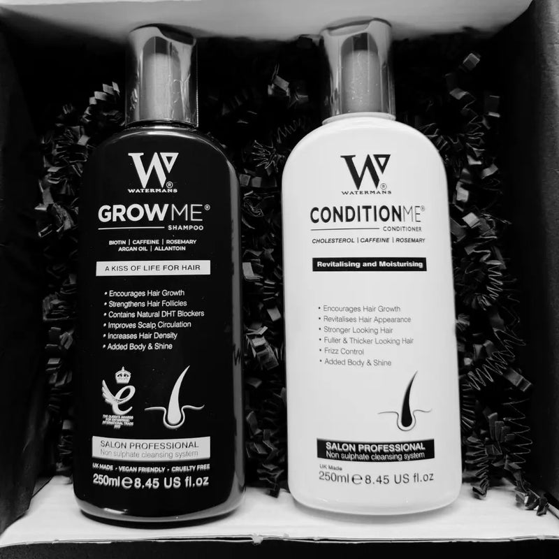 Grow Me シャンプー &amp; コンディショナー セット - ベストセラー - あなたの最初の連絡先。