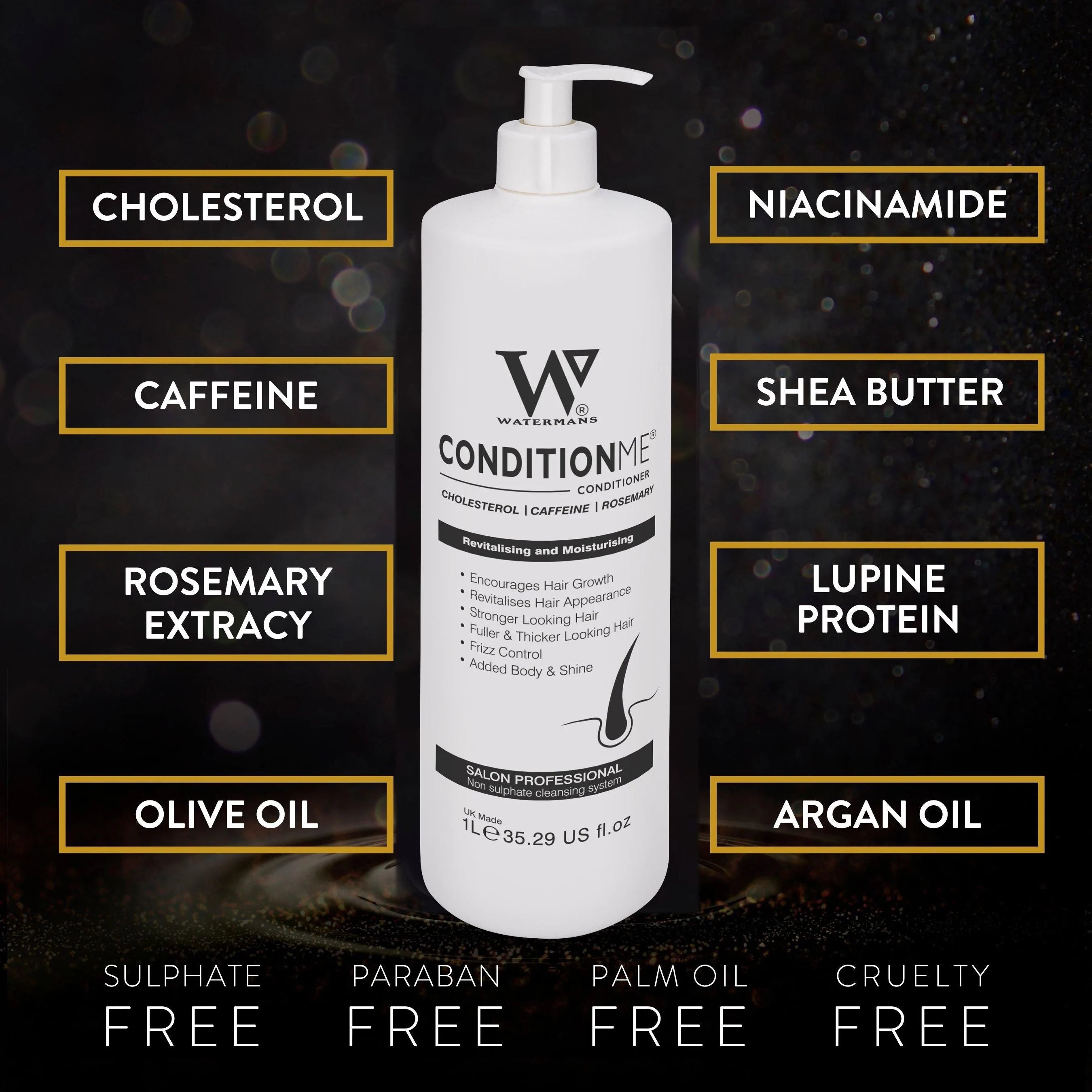 Condition Me Conditioner 1ltr (Salon size) - Watermans