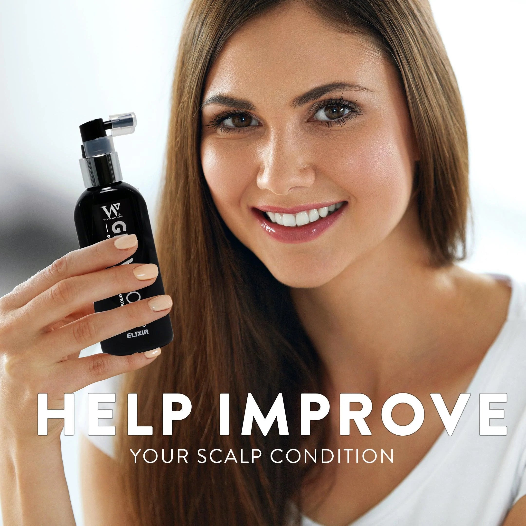 Grow More® Elixir - Luxury Hair Boost Serum - Leave on Scalp treatment - Watermans