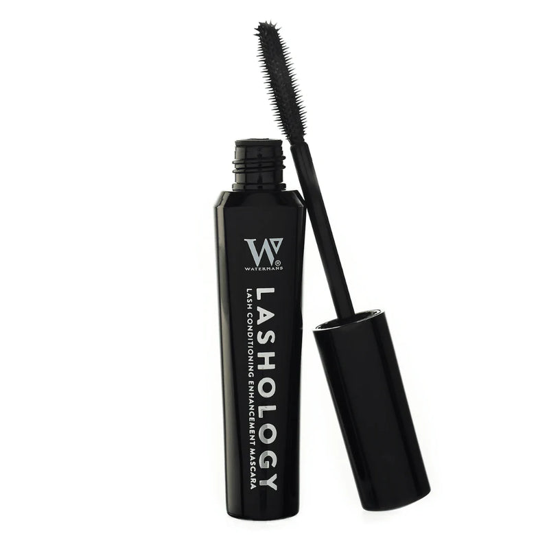 Lashology® 15ml Advanced Eyelash Enhancing Serum Infused Black Mascara - Watermans