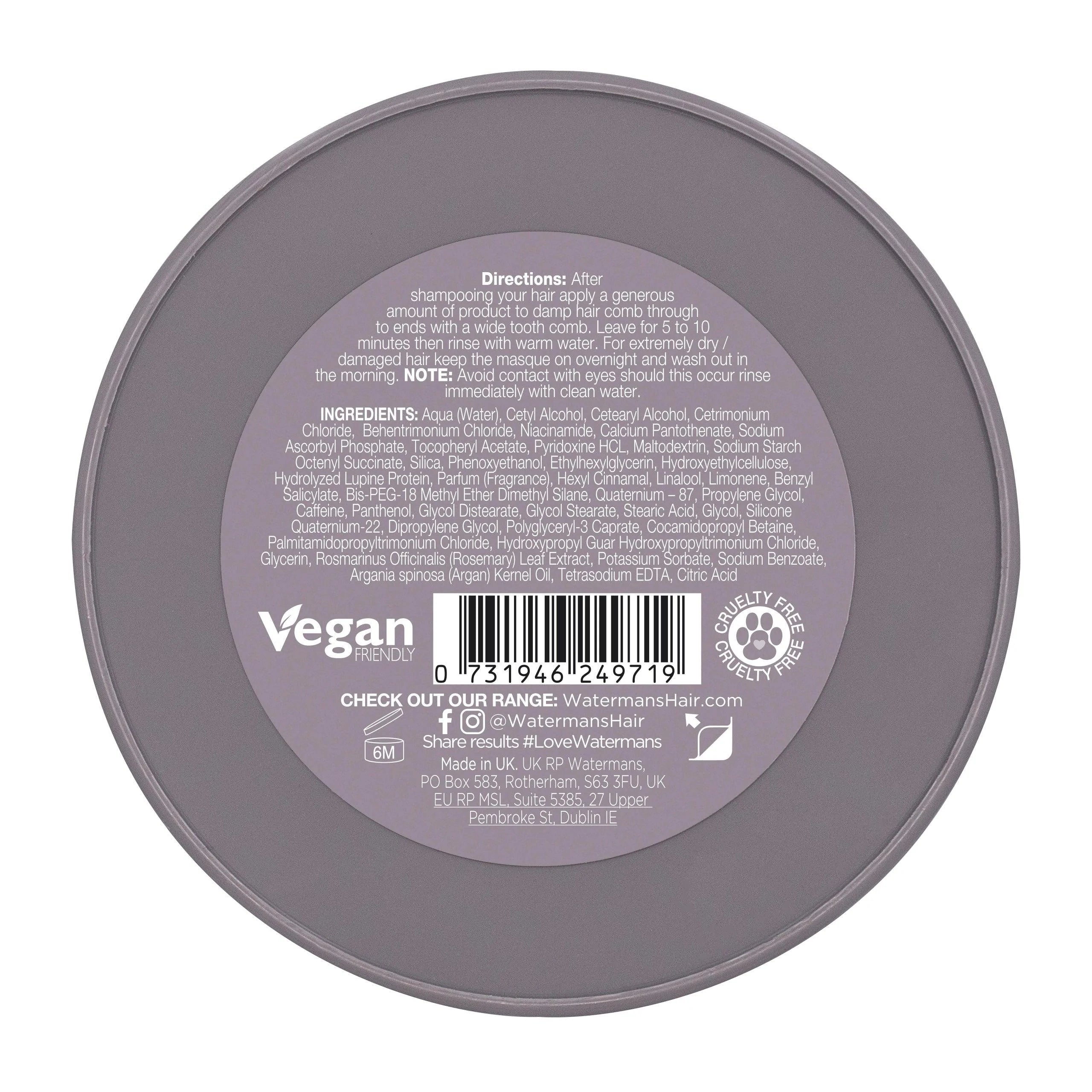 Masque Me - Luxurious Hair Mask 8 in 1 deep treatment - Watermans